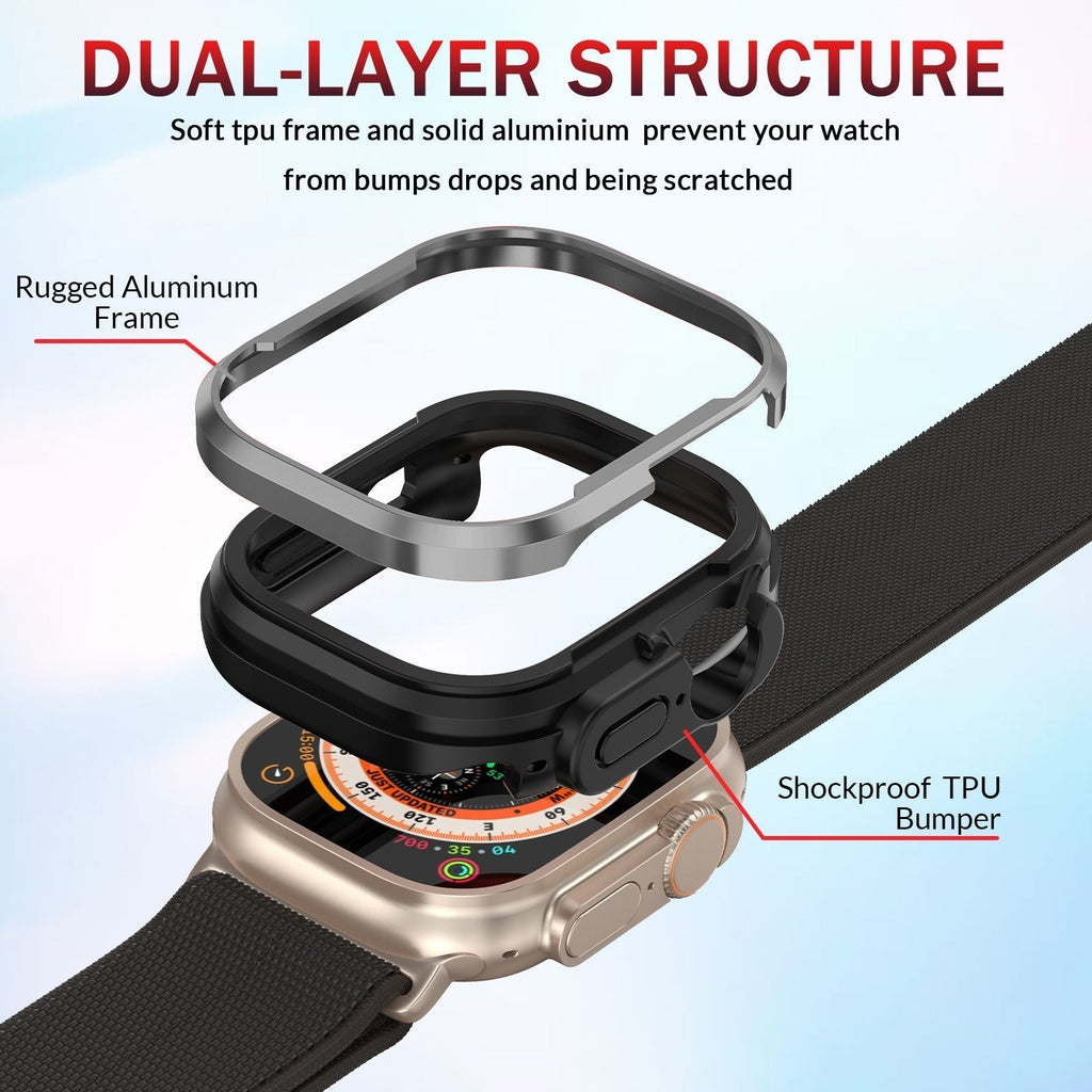 Funda parachoques de aleación de aluminio Corrin para reloj inteligente