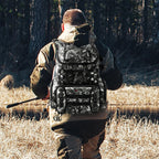 حقيبة ظهر معدات صيد بيسكيفن كبيرة لتخزين معدات الصيد مع 4 صناديق