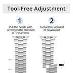 Kirrea Stainless Steel Watch Band Compatible With Apple Watch