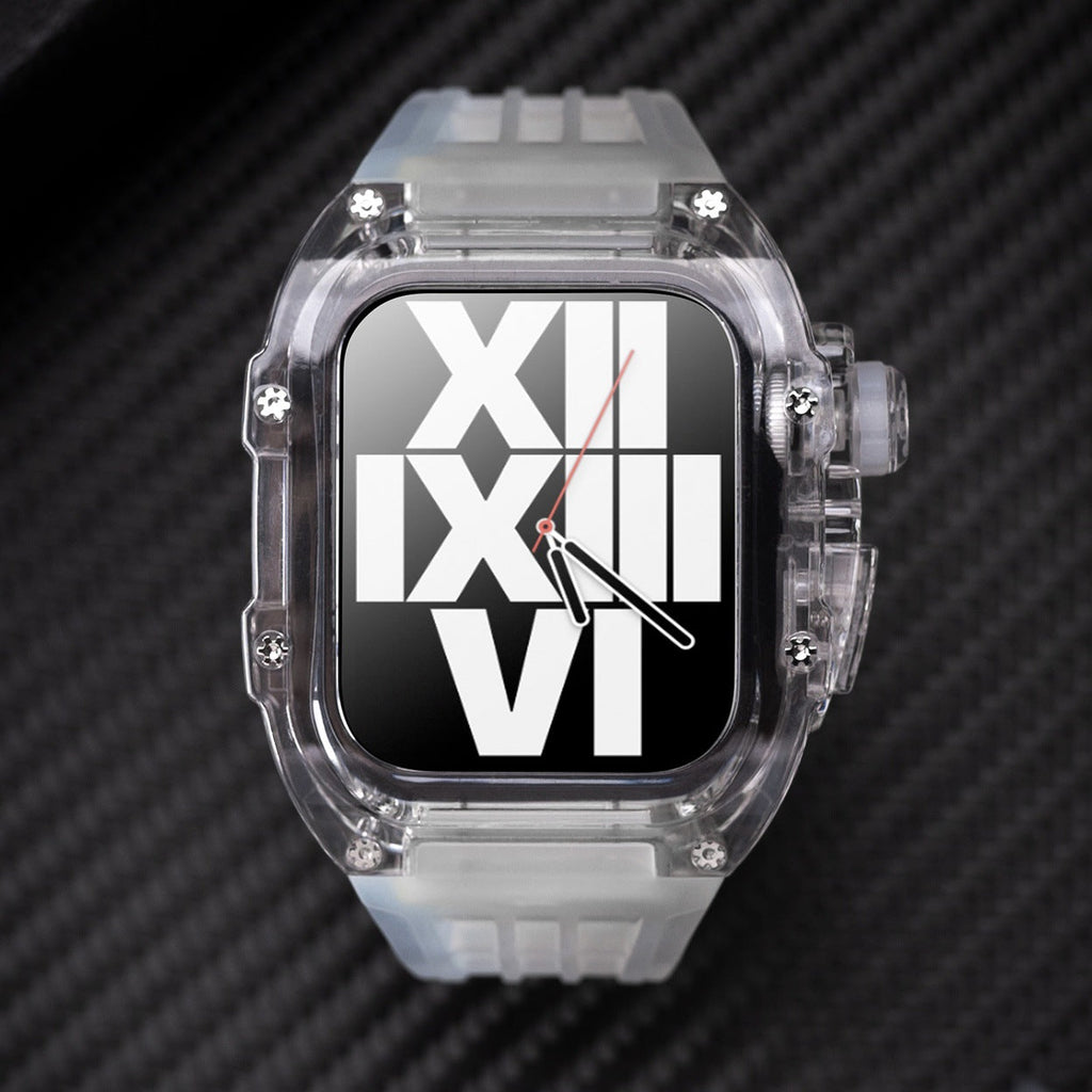 GlacierGuard Case and Fluororubber Band Kit for Apple Watch