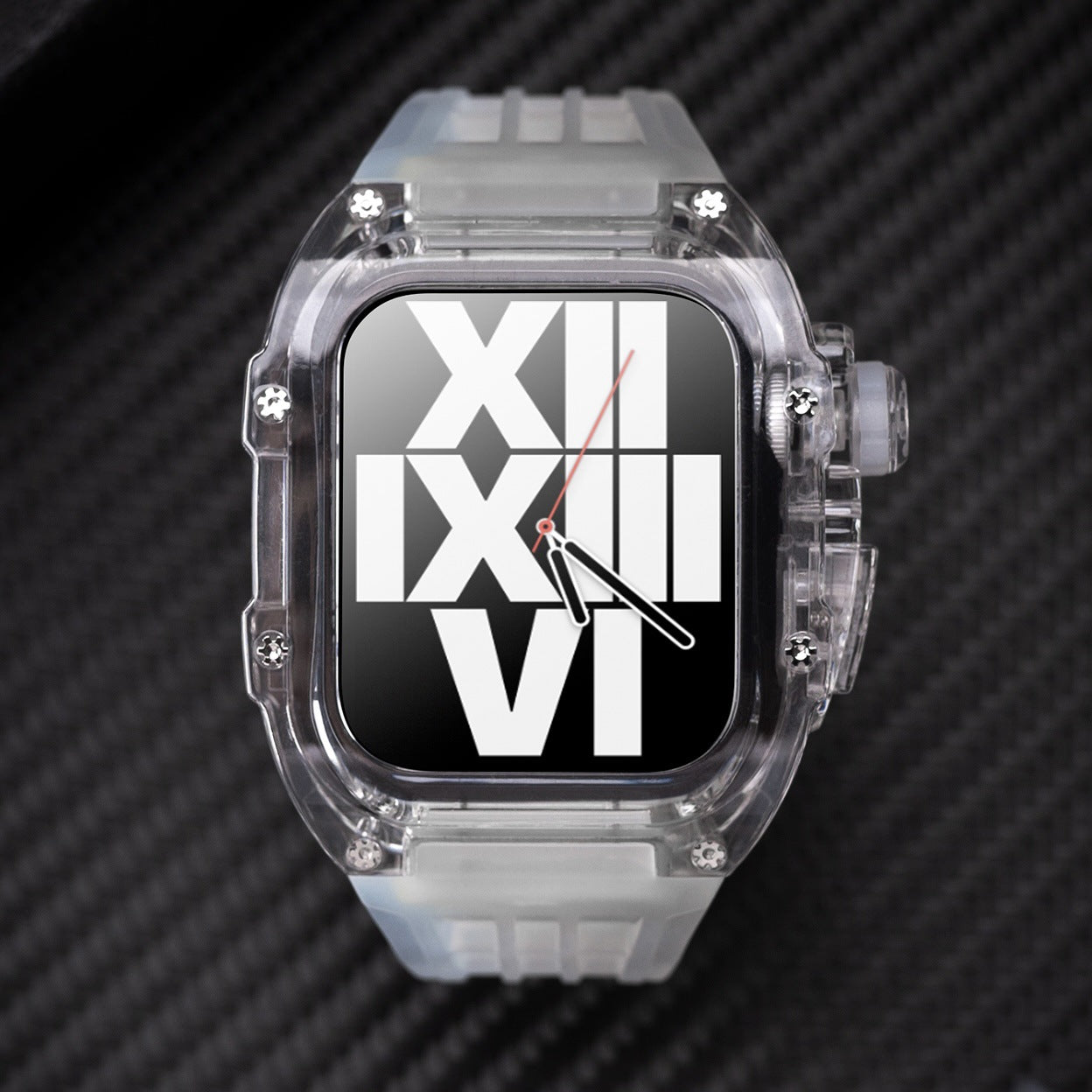 GlacierGuard-fodral och kit med fluorrubberband för Apple Watch