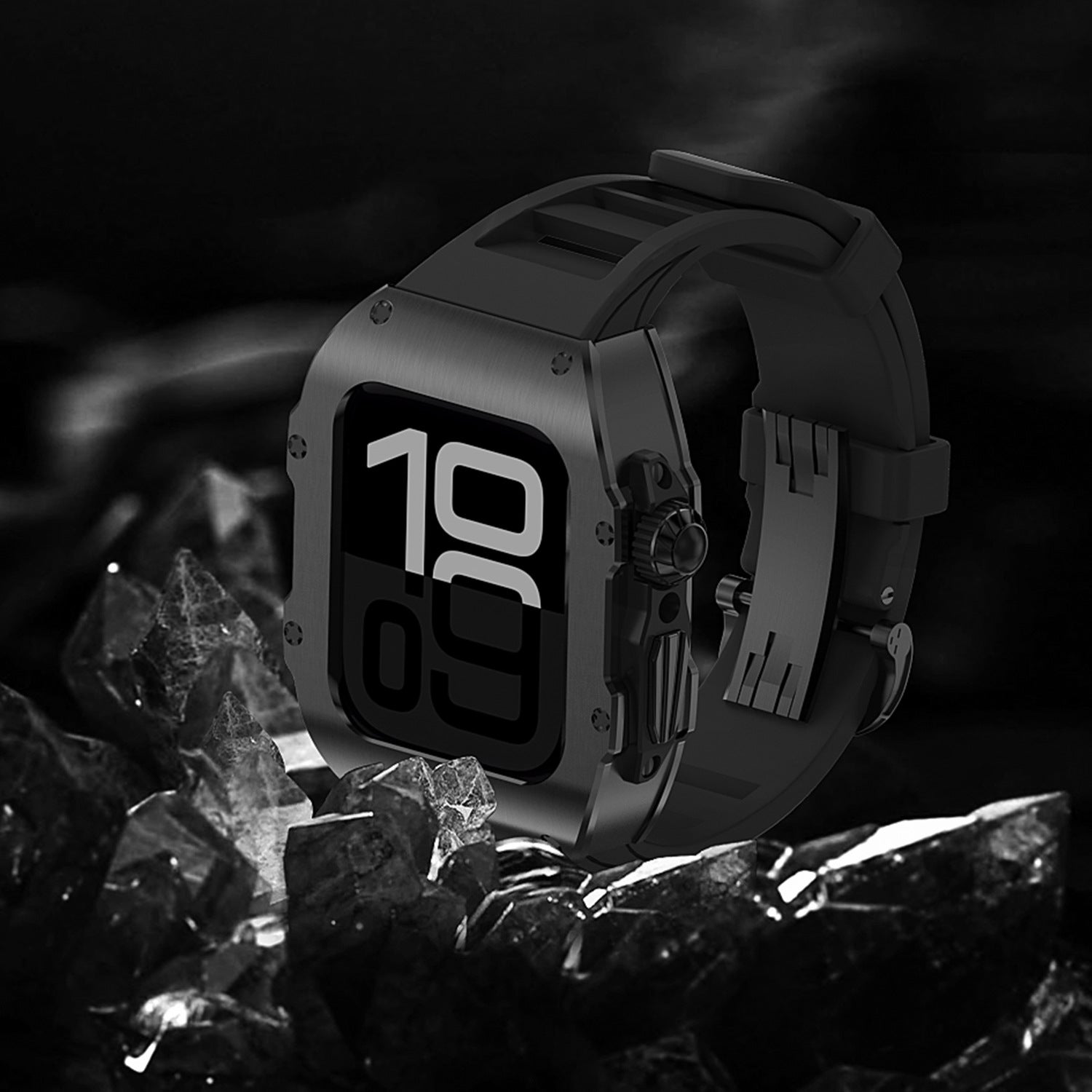 NovaGuard Electroplated Fluoroelastomer Band for Apple Watch