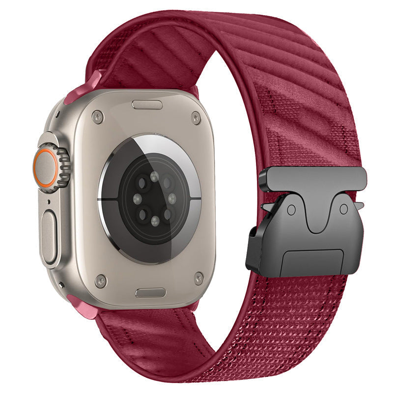Marlowe twill nylonrem med fallskärmsspänne för Apple Watch
