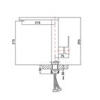 VeroFlow 360-Degree Stainless Steel Kitchen Mixer Faucet | Petprovac