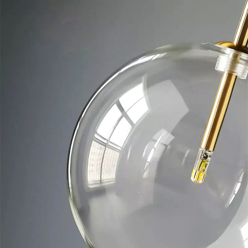 Aurelia Kugle Glas Loftlampe Middelalderinspireret