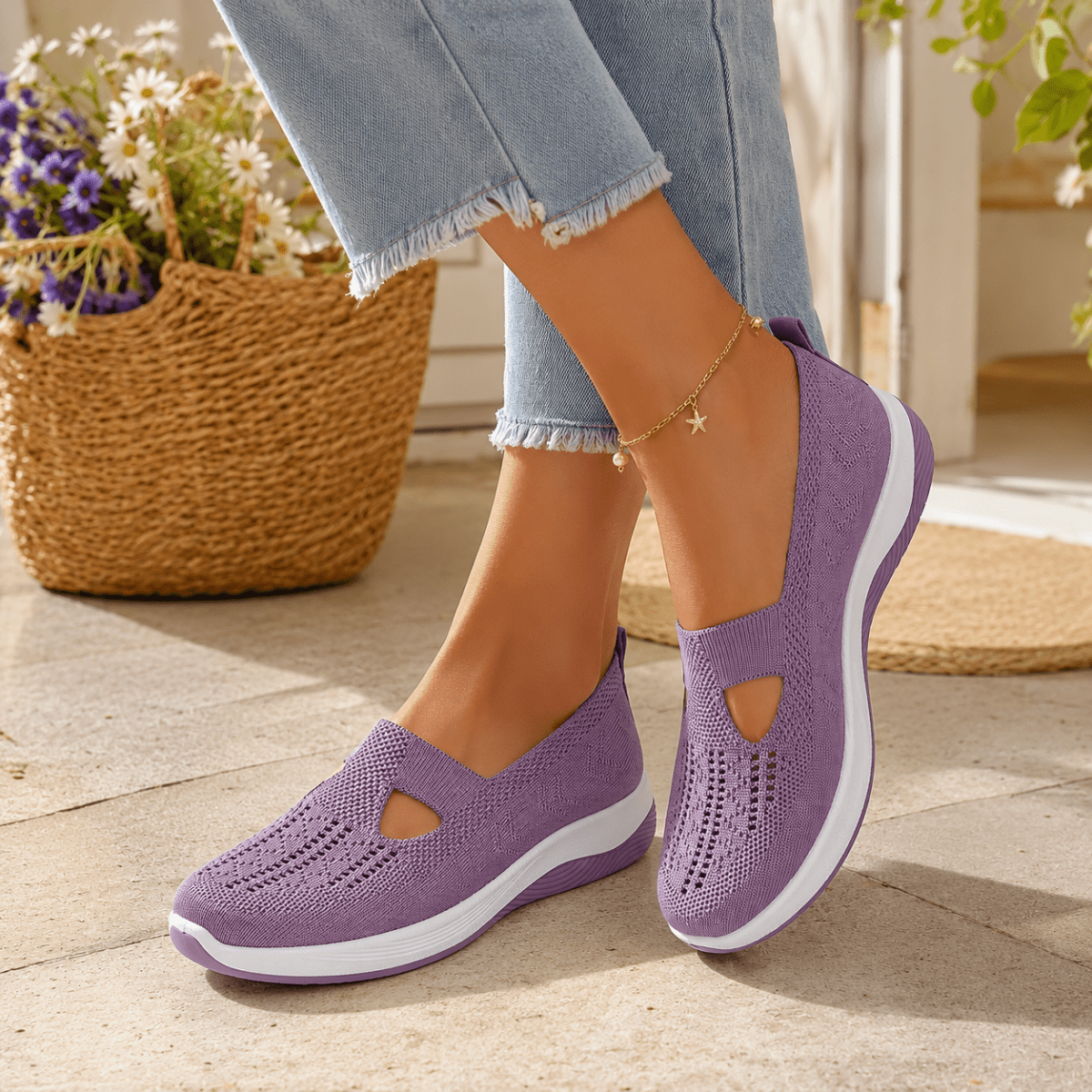 Orthopedic Women's Slippers for All-Day Comfort