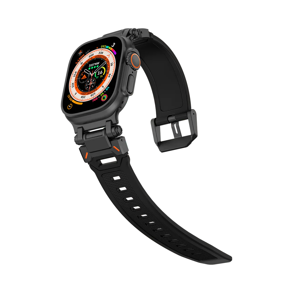 Meron Titanium-Head Silicone Band for Apple Watch | Petprovac