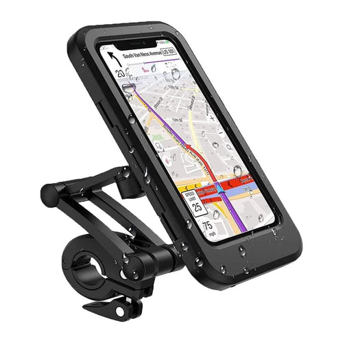 NovaTrail 15 Watt Güç Bankalı Su Geçirmez Gidon Telefon Tutucu