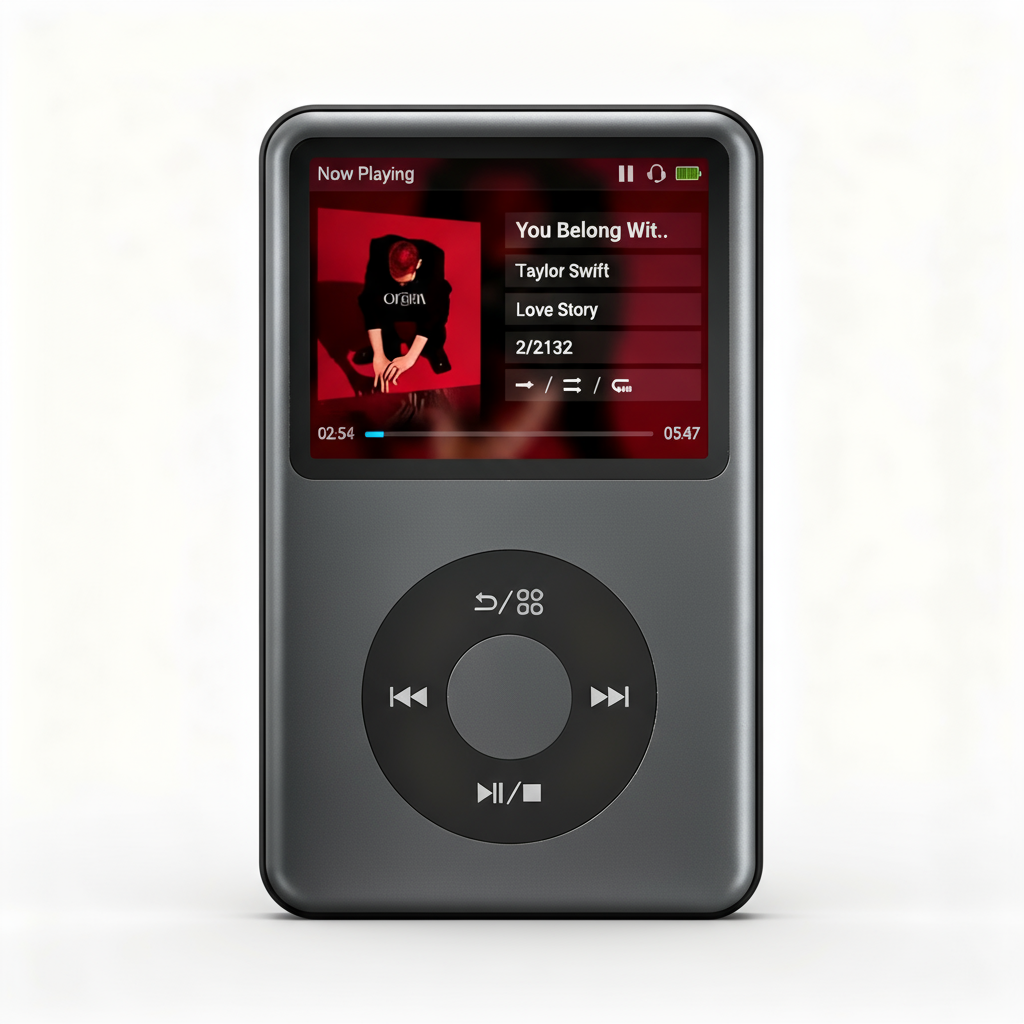 High-Capacity Distraction-Free MP3 Player for Pure Hi-Fi Audio