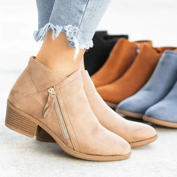 Orthopedic women's leather boots