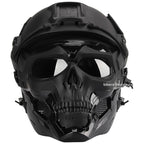 Ghost Skull -naamio kestävä varuste airsoftiin ja paintballiin