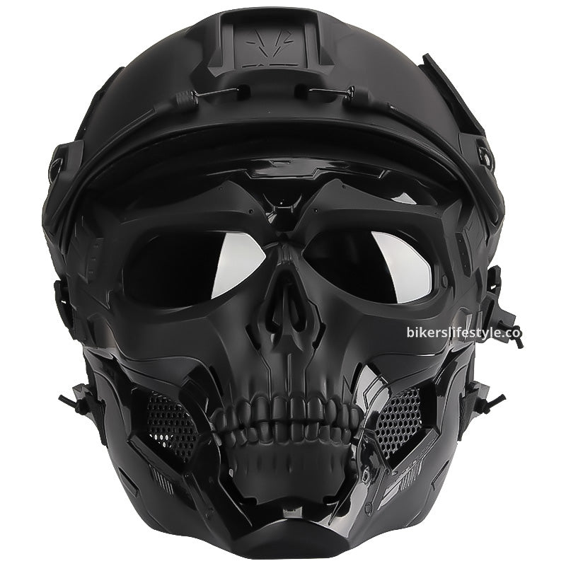 Ghost Skull -naamio kestävä varuste airsoftiin ja paintballiin