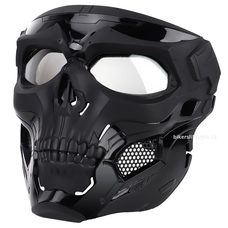 Ghost Skull -naamio kestävä varuste airsoftiin ja paintballiin