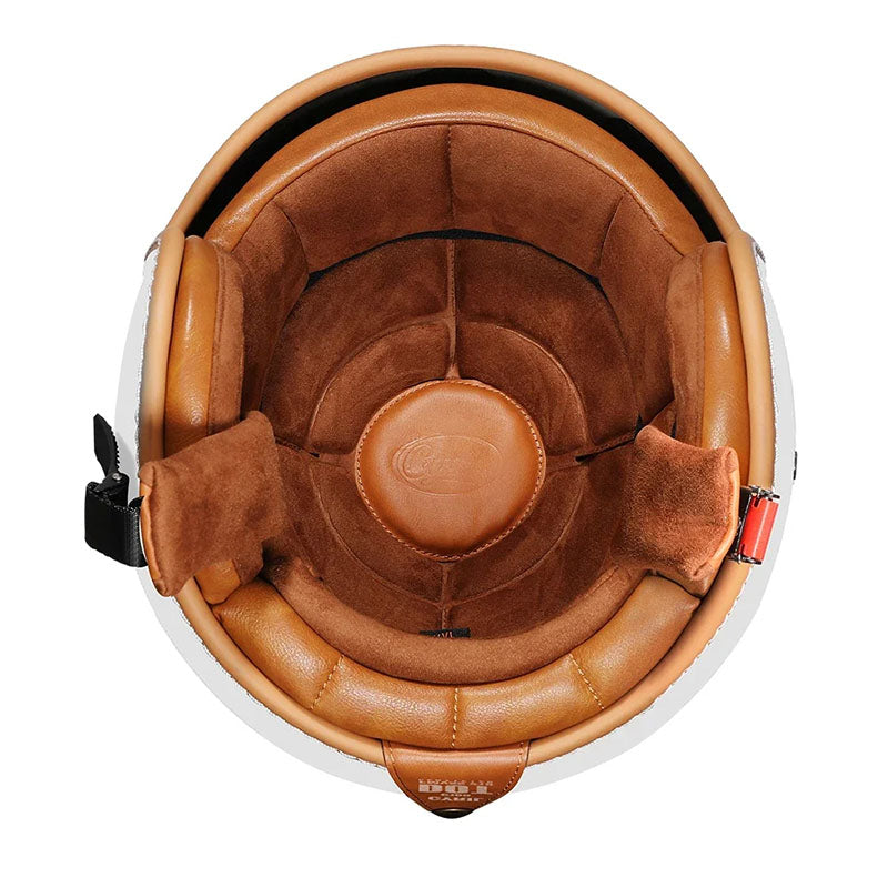 JetLite Retro Open Face Helmet KA2 Featherlight For Riders