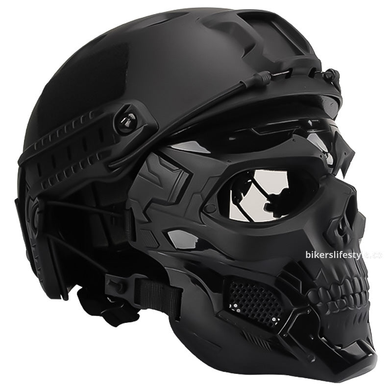 Ghost Skull -naamio kestävä varuste airsoftiin ja paintballiin