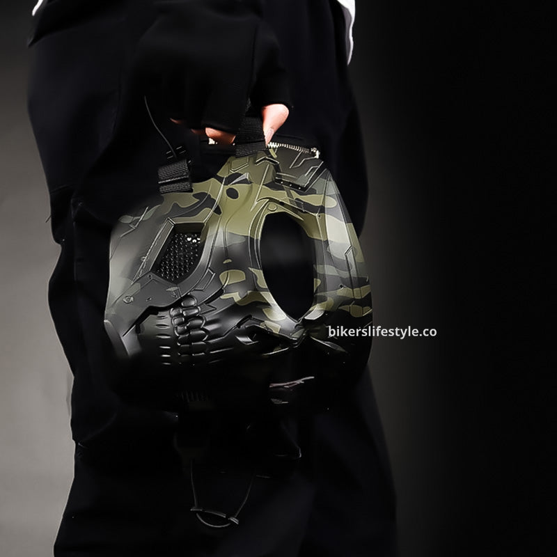 Ghost Skull -naamio kestävä varuste airsoftiin ja paintballiin