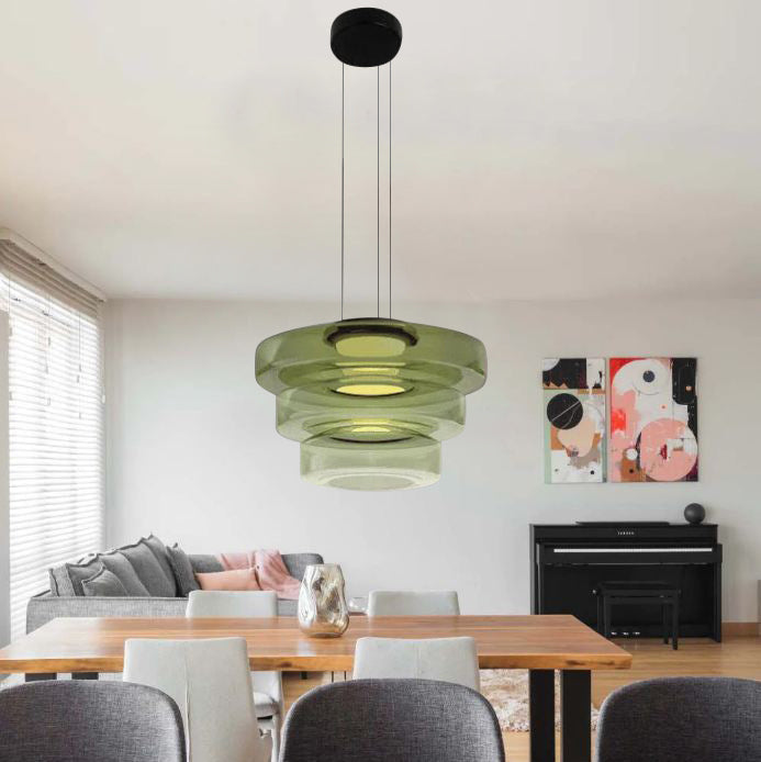 Asteron glaspendel i Bauhaus-stil loftlampe