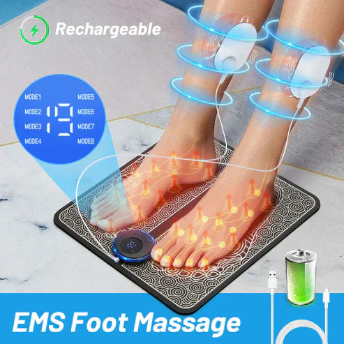 StrideEase EMS Foot Massager Pad For Deep Tissue Relief