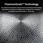 Pure Titanium Deep Frying Pan Uncoated Cookware For Everyday Use