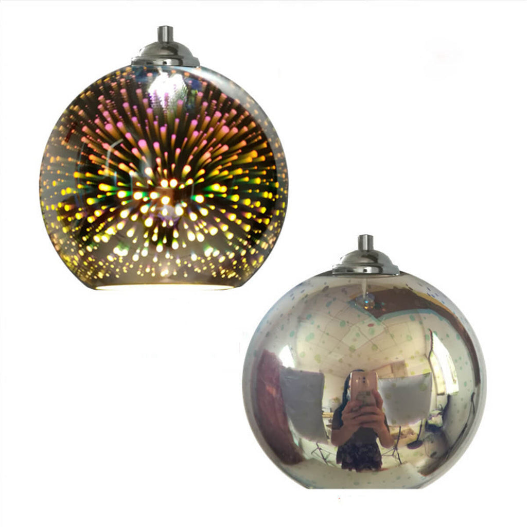 Prismora 3D Glass Dome Pendant Light - Colorful Modern