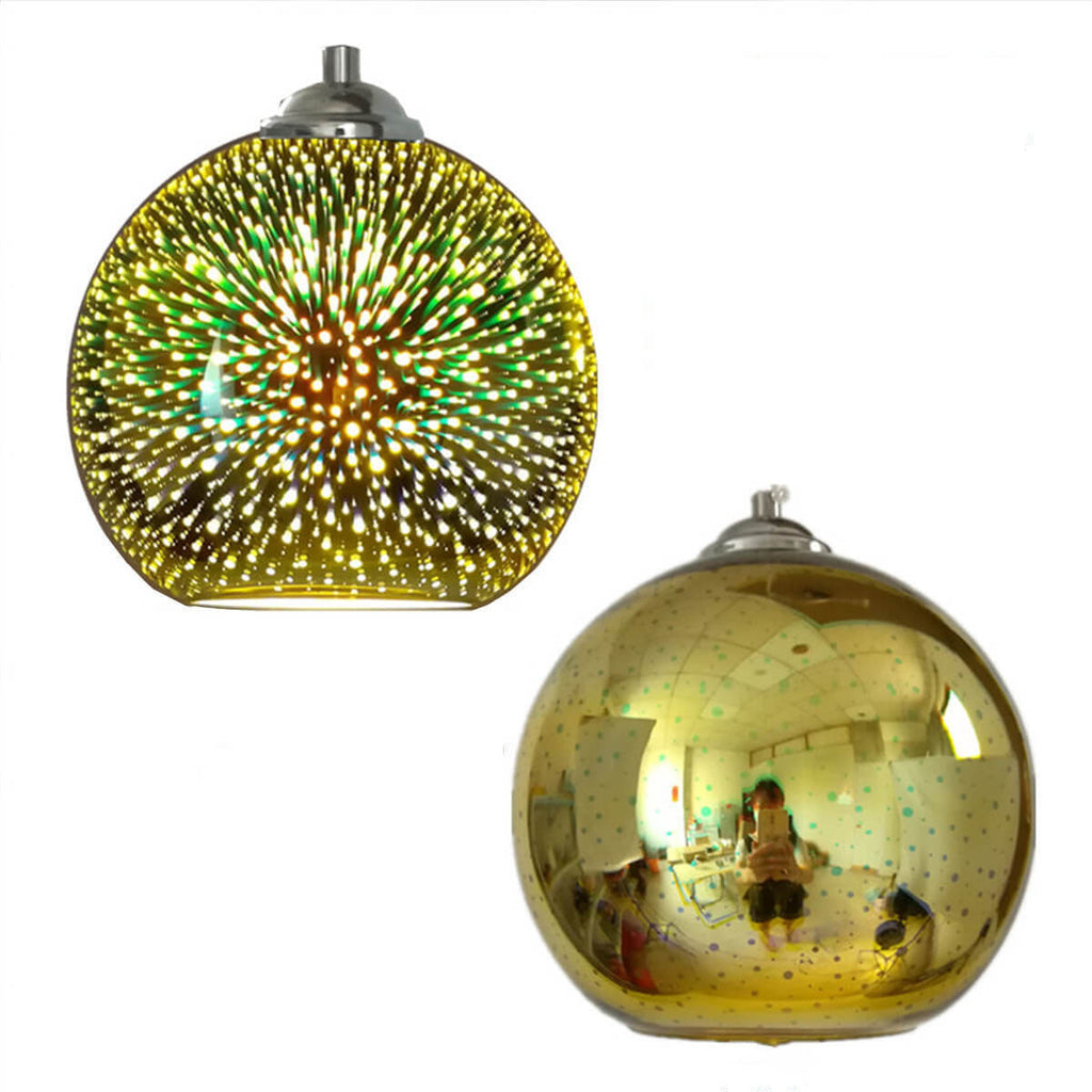 Prismora 3D Glass Dome Pendant Light - Colorful Modern