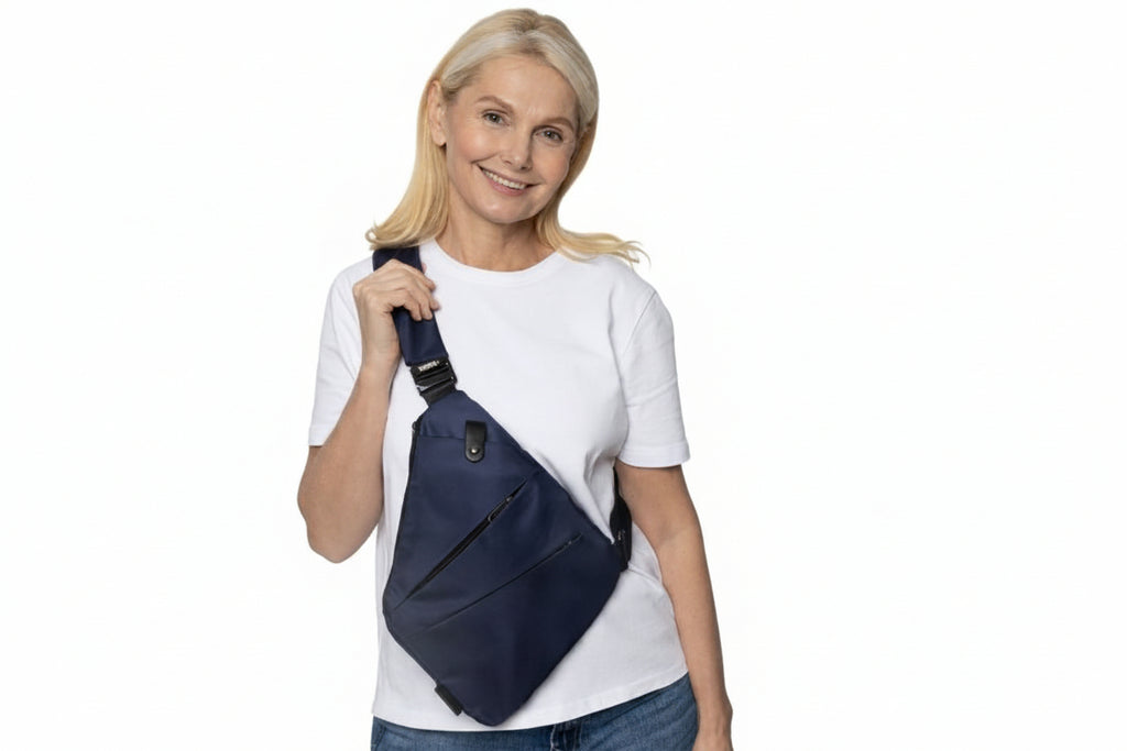 Anti-Theft Travel Bag – Hidden Zippers and Front-Facing Security