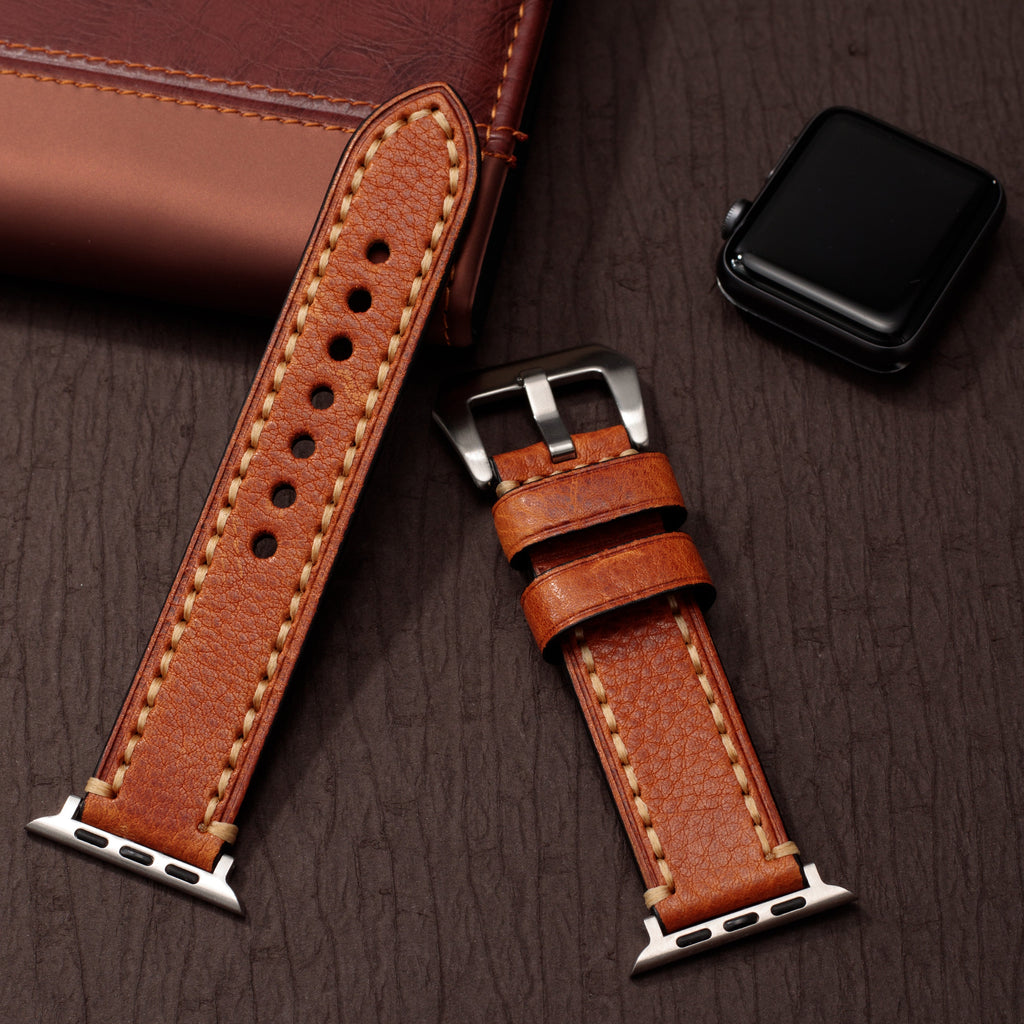 Kirrea | Vintage Leather Smartwatch Band | Handcrafted