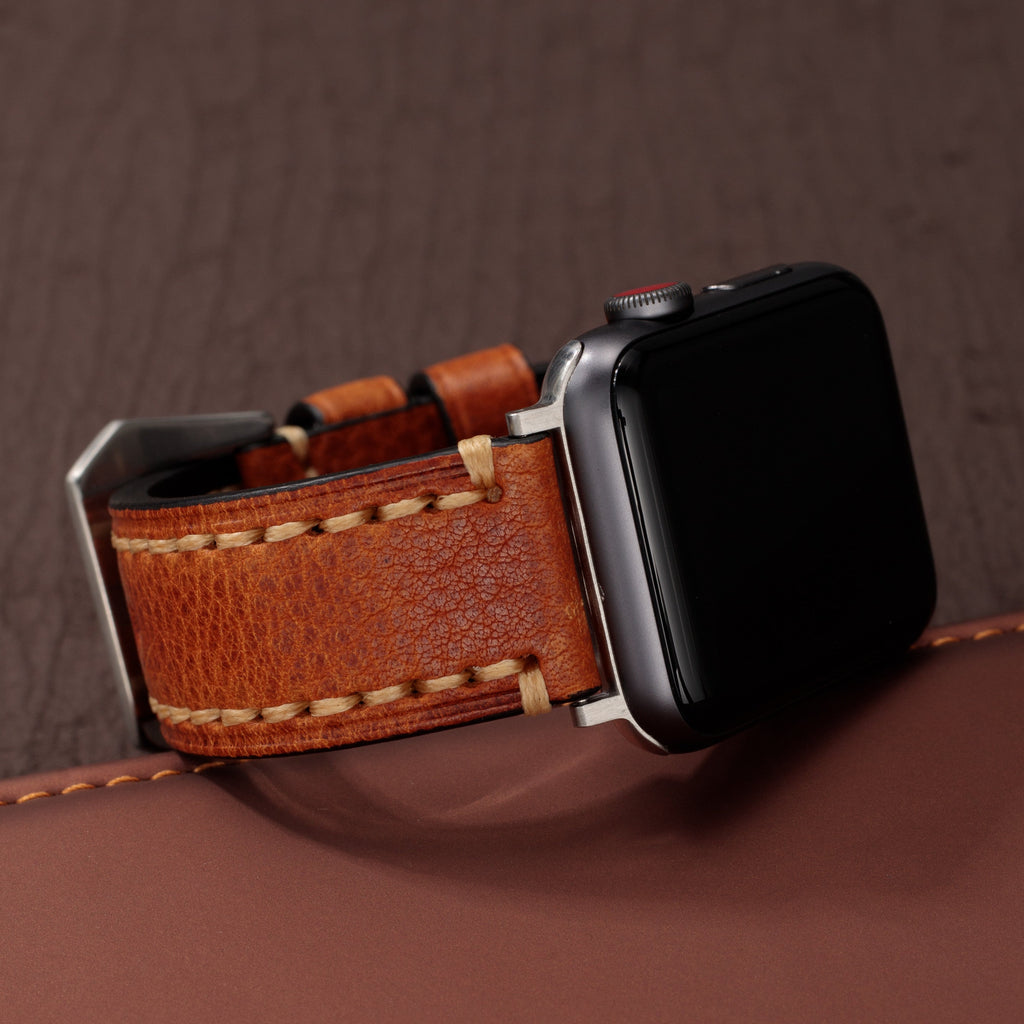 Kirrea | Vintage Leather Smartwatch Band | Handcrafted