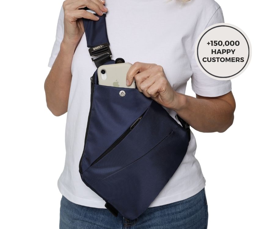 Anti-Theft Travel Bag – Hidden Zippers and Front-Facing Security