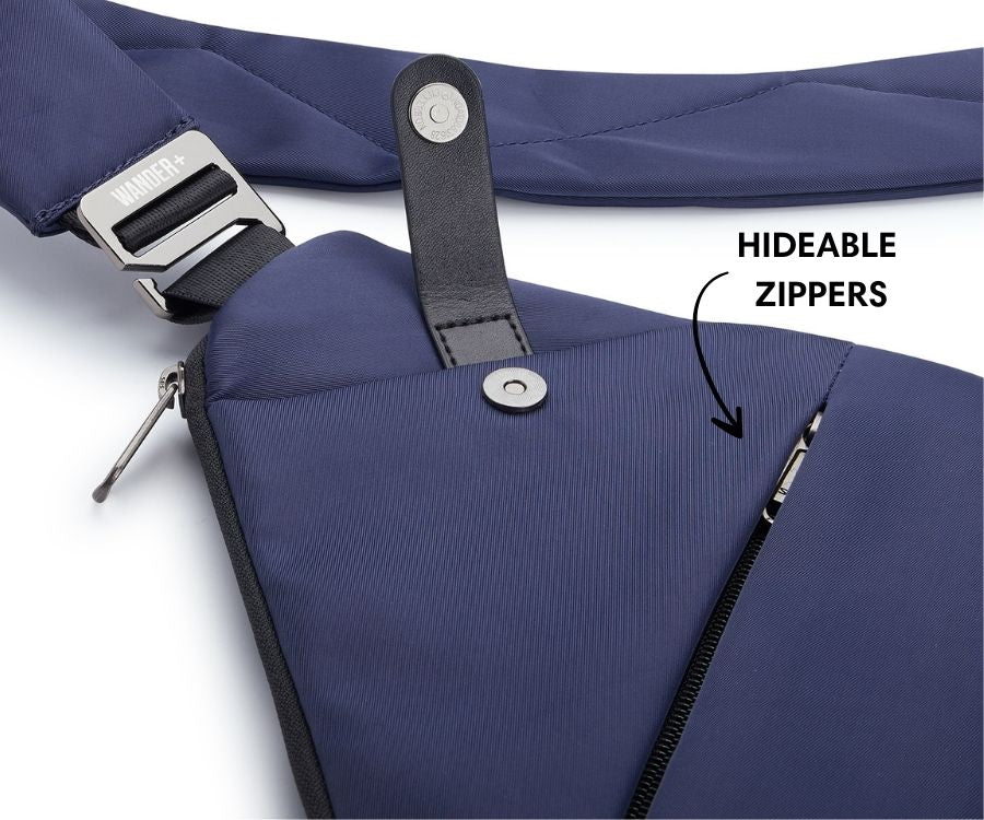 Anti-Theft Travel Bag – Hidden Zippers and Front-Facing Security
