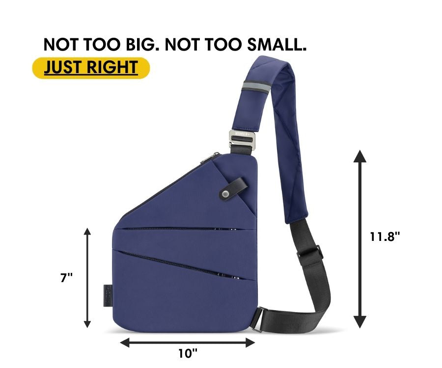 Anti-Theft Travel Bag – Hidden Zippers and Front-Facing Security