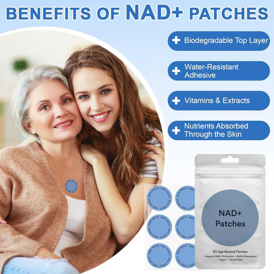 NAD Plus Patches For Energy And Youthful Vitality Daily Use