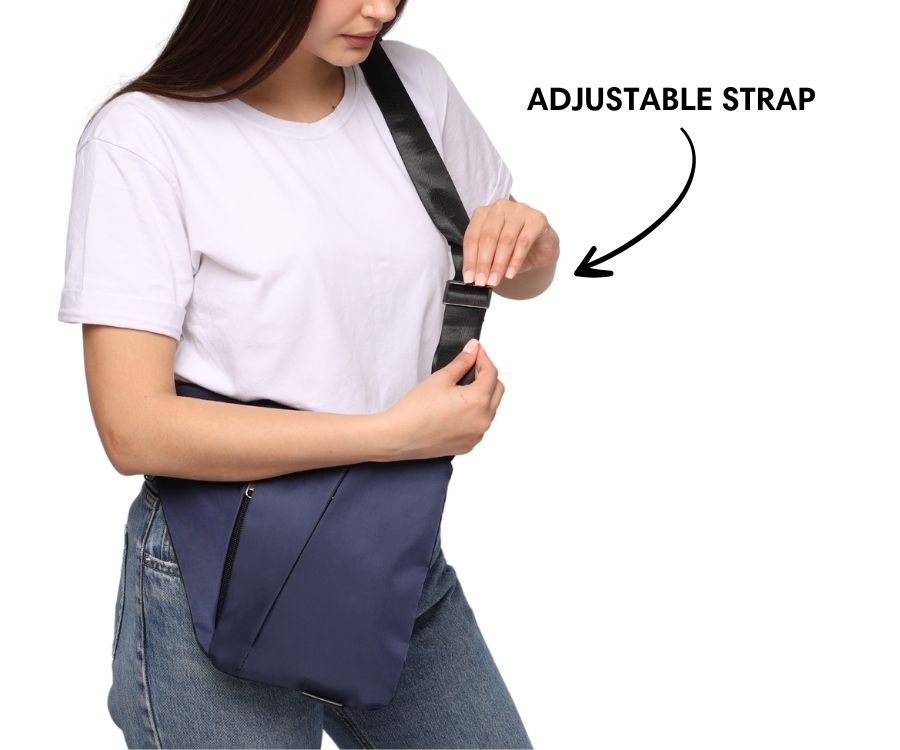 Anti-Theft Travel Bag – Hidden Zippers and Front-Facing Security