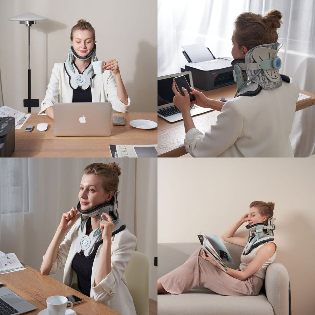 アラインイーズ 調節可能な首牽引装置 痛み緩和用