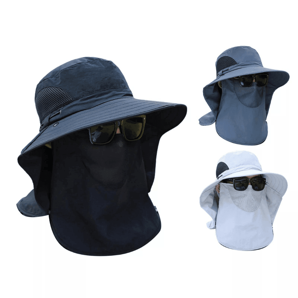 Breathable Fishing Hat With Wide Brim And Sun Protection