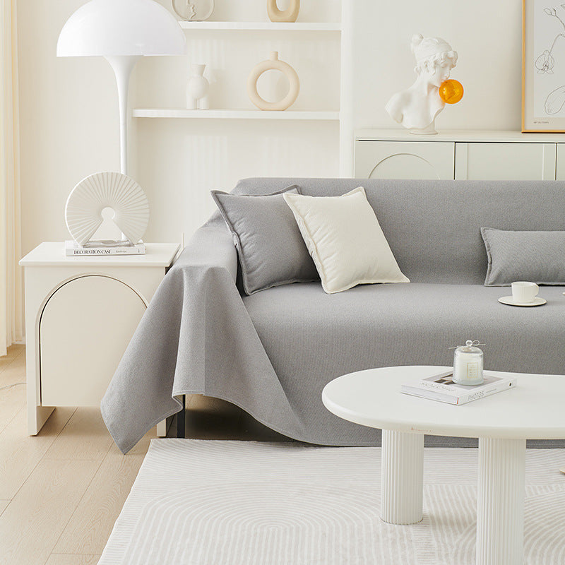 Całoroczny wodoodporny antypoślizgowy koc na sofę z pluszu Teddy