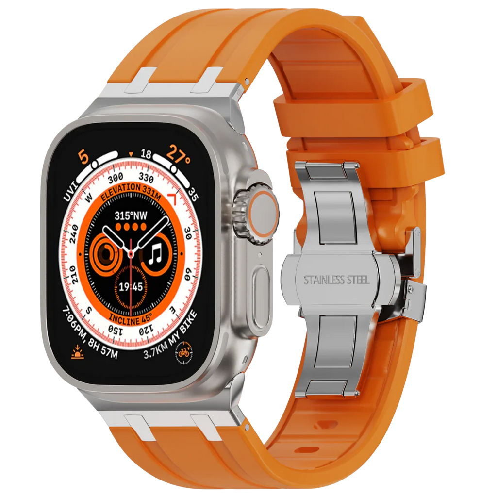 Vellora silikonový pásek s motýlkovou sponou pro Apple Watch | Petprovac