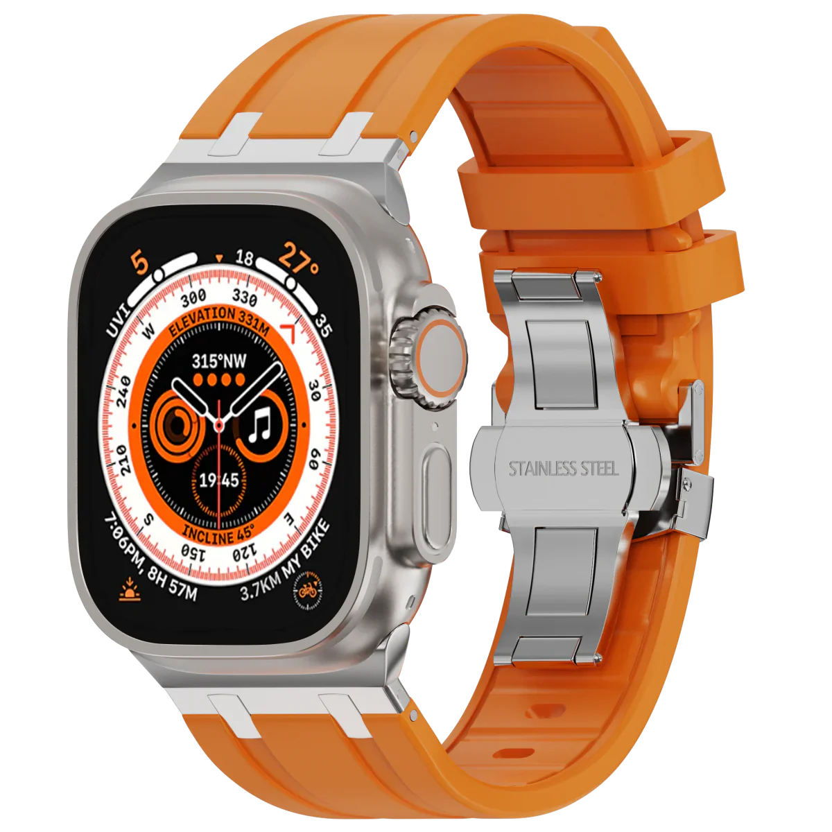 Vellora silikonový pásek s motýlkovou sponou pro Apple Watch | Petprovac