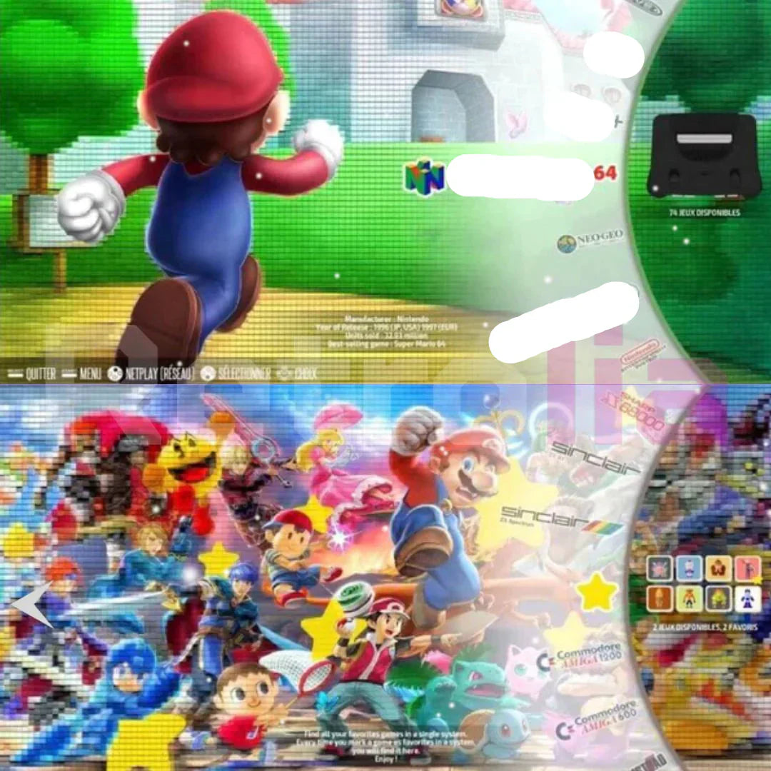 Vanta Retro Console 64GB With 2 Controllers - 20K+ Games