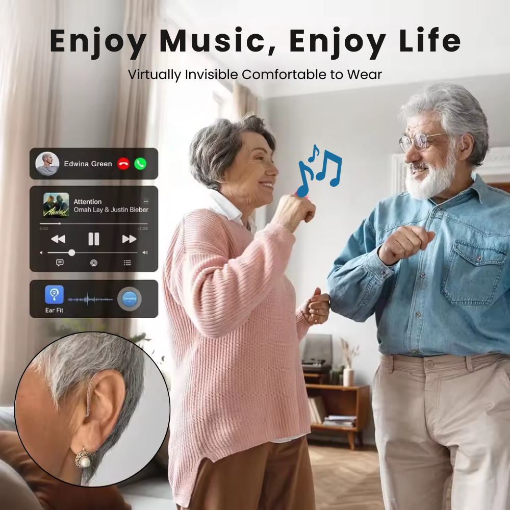 Apparecchio acustico ricaricabile Bluetooth BTE Vero con cancellazione del rumore