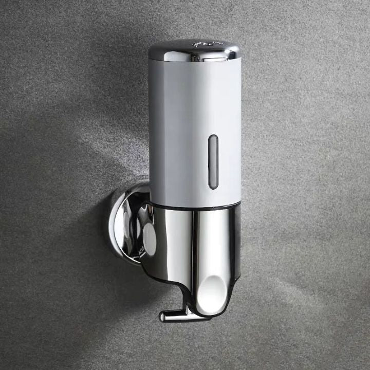 Wall Mounted Soap Dispenser | SudsStation Bathroom Organizer | Stainless Steel & ABS | 16.9 fl oz | Set of 1–3