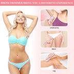 Rasoio Bikini 2-in-1 per Donna Impermeabile Ricaricabile