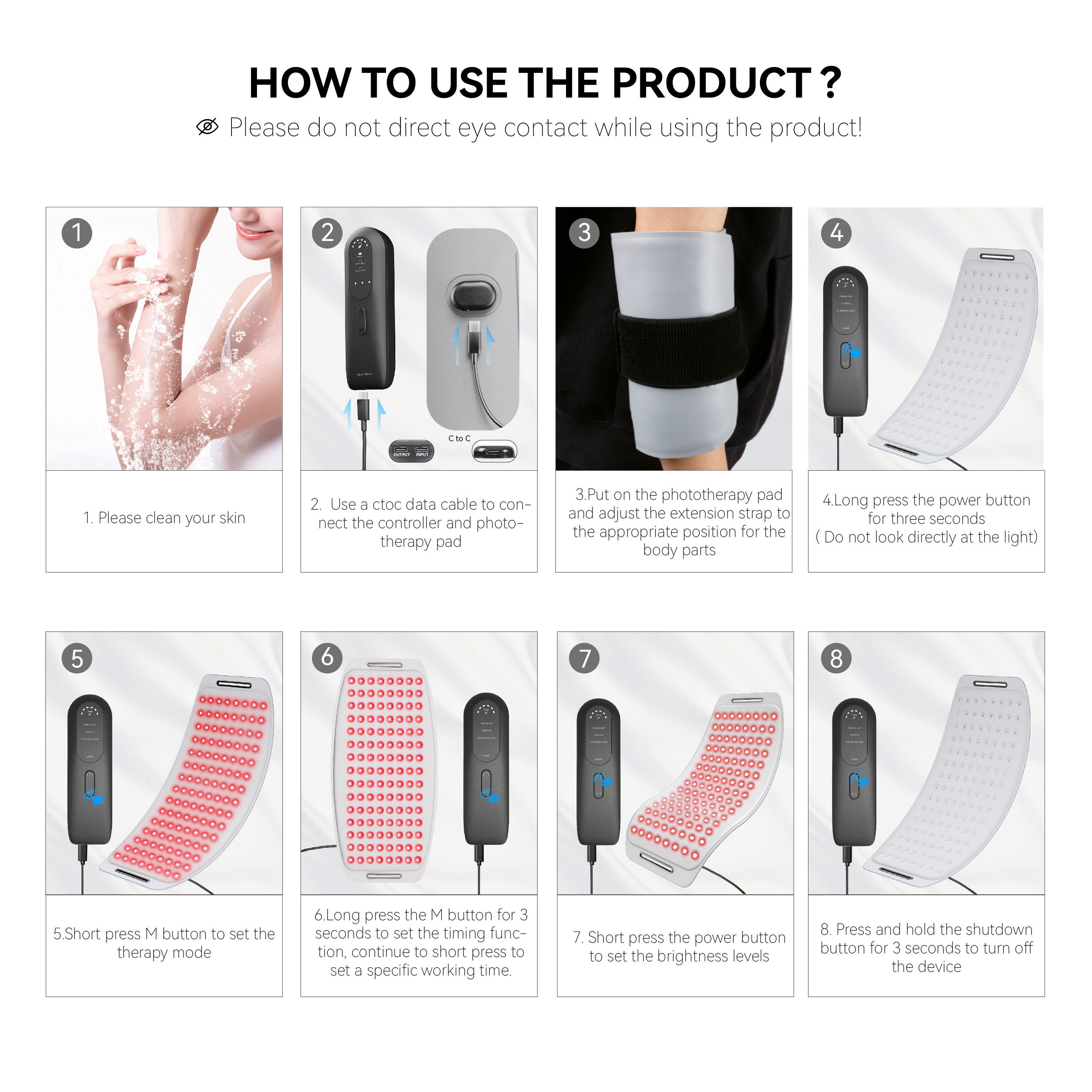 Wireless Red Light Therapy Pad & Belt – 660nm & 850nm Relief for Muscles, Joints & Pets