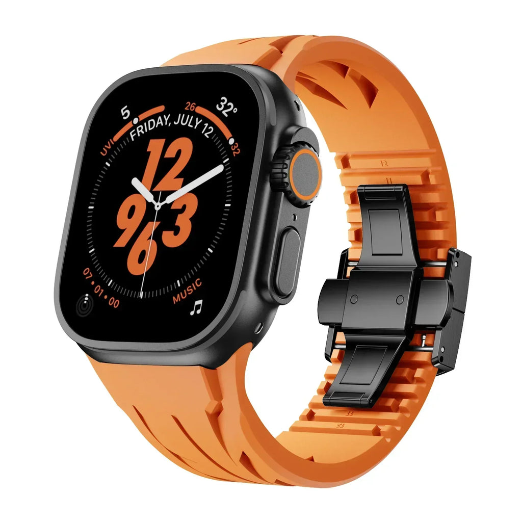 Liora FKM Rubber Band With Butterfly Buckle for Apple Watch | Petprovac