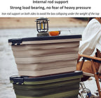 Foldable Camping Storage Box For Campers Durable Organizer