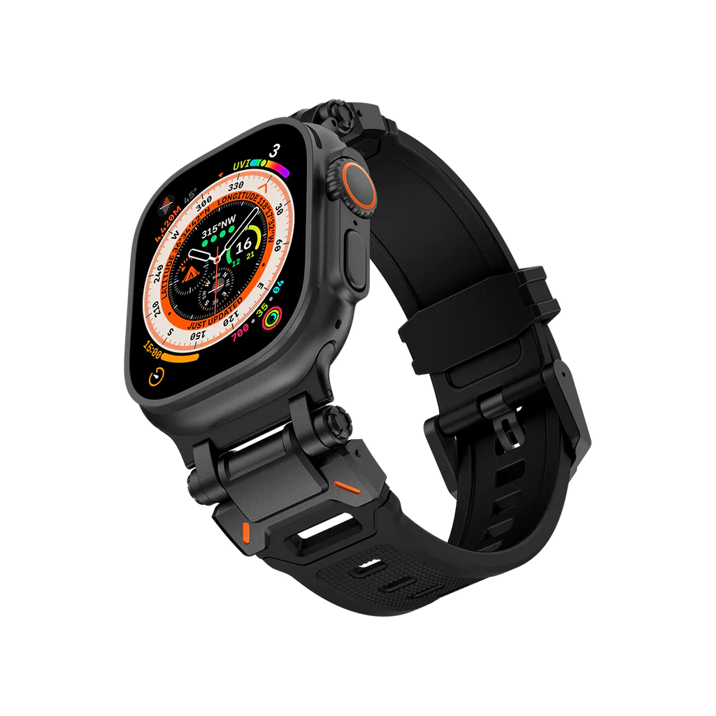 Meron Titanium-Head Silicone Band for Apple Watch | Petprovac