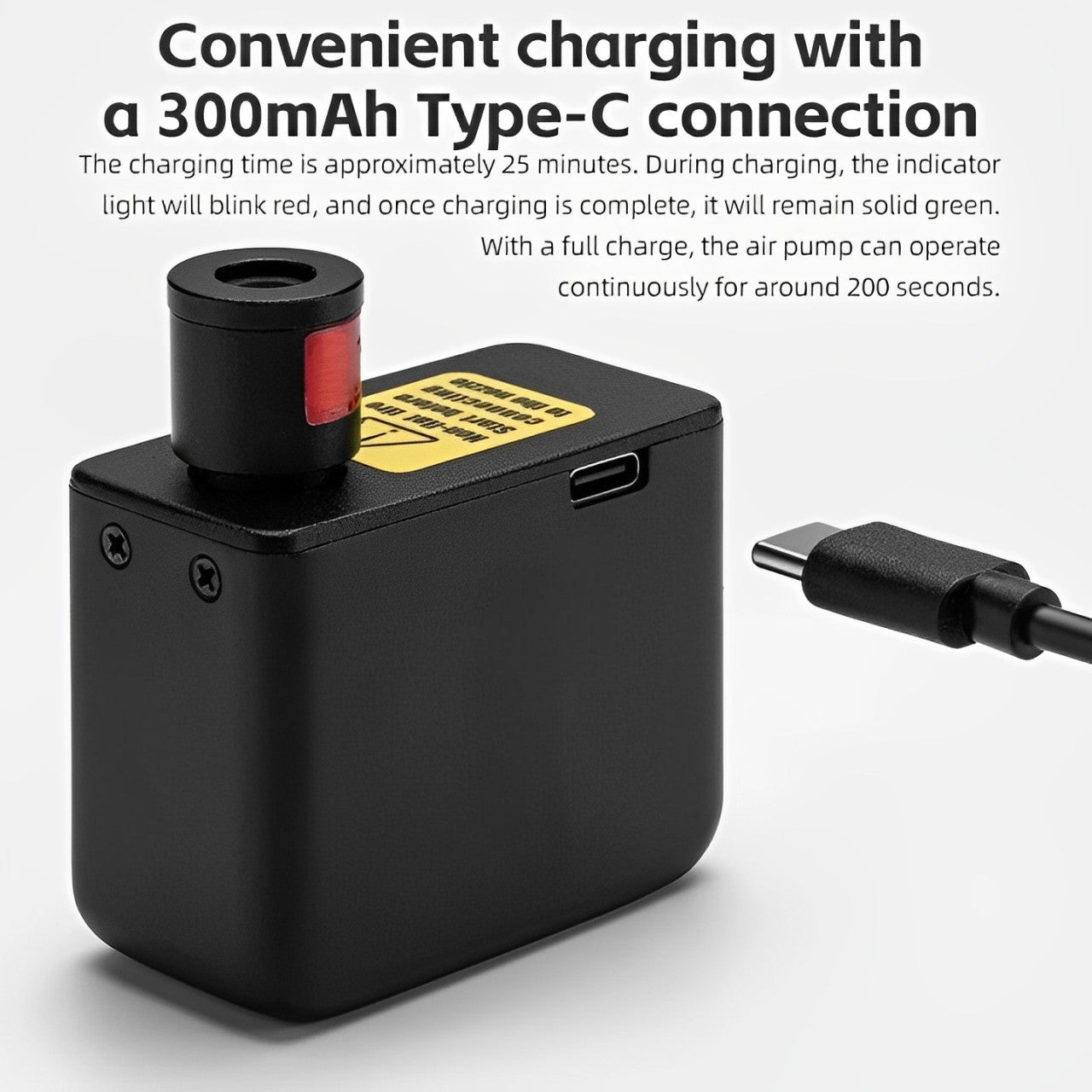 NexFlux Nano Pump Type-C Rechargeable Schrader/Presta