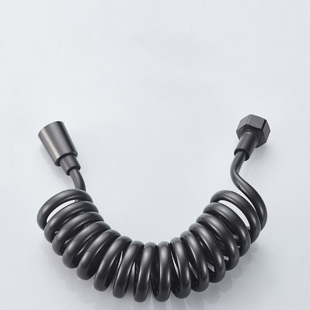 Szürke falra szerelhető bidé készlet kézi spriccelővel | Petprovac