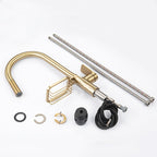 Køkkenarmatur med enkelt greb og udtrækkelig bruser, varmt og koldt | Petprovac