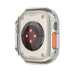 Carcasă completă LuxeGuard cu diamante și protector de ecran pentru Apple Watch